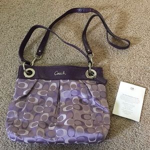 Coach Crossbody Purple
